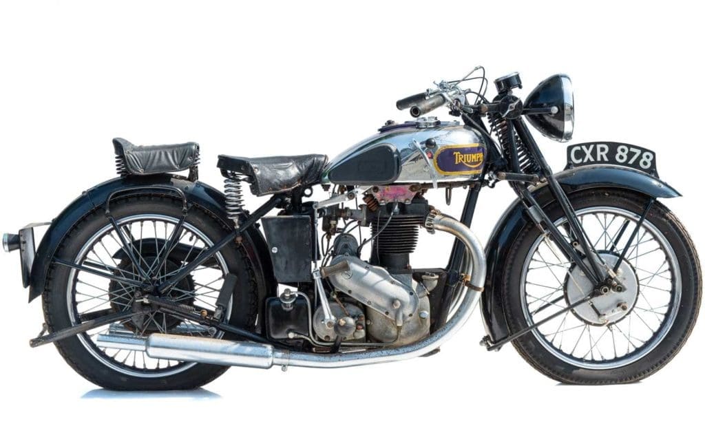 1936 Triumph 6 1 650cc twin-cylinder motorcycle